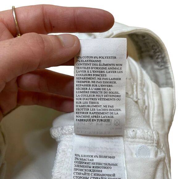 AllSaints White Cropped Skinny Jeans Size 27 | Mast Fit Designer Denim - Picture 10 of 13